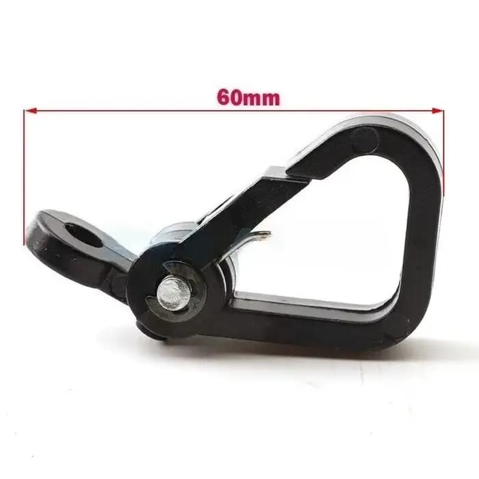 Bouteille de casque de bagage à mousqueton avec Clip à ressort pour Moto/Scooter/Dirt Bike/ATV/Quad