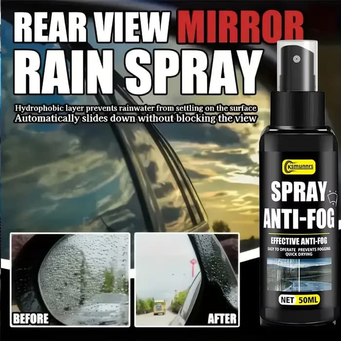 Spray antibuée pour casque de moto