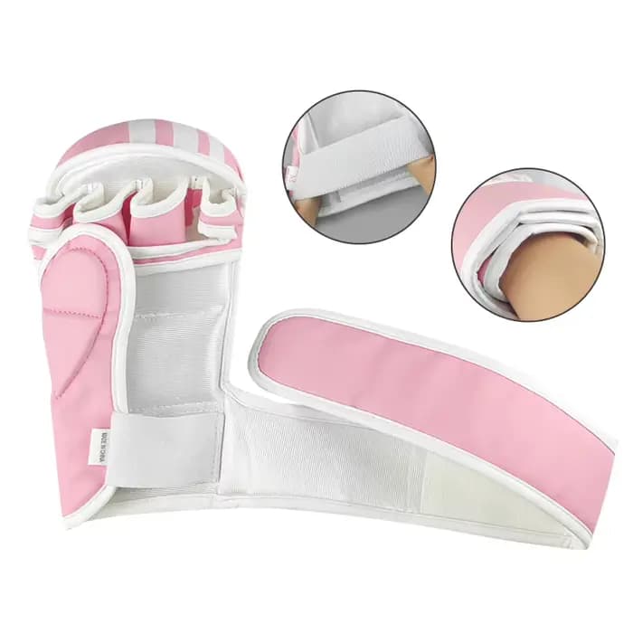 Gants de boxe à paume ouverte pour l'entraînement, le sparring MMA, les sports de combat, le kickboxing, les entraînements sur sac de frappe, protection des mains et des poignets