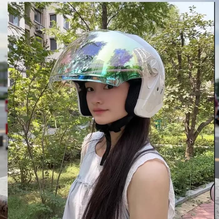 2025 dernier casque de Moto de haute qualité demi couvrant double lentille Cascos para Motos mâle femme Couple Capacetes