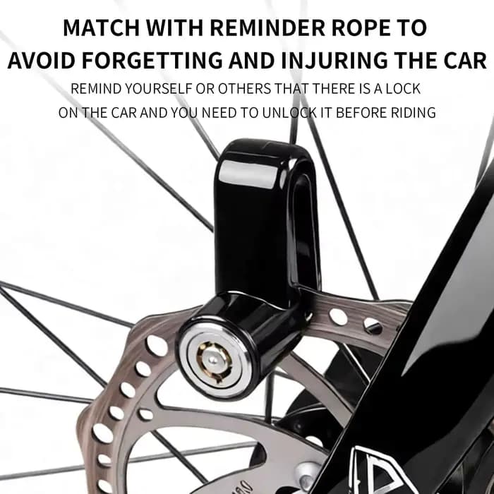 Antivol de disque de frein TOSUOD pour vélo et moto – Accessoire de sécurité pour le cyclisme