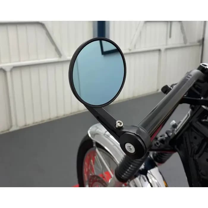 Accessoires de moto, rétroviseurs ronds de 7/8 pouces pour Cafe Racer