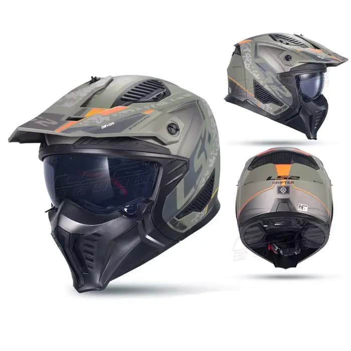 OF606 Drifter unisexe combinaison casques ouverts moto Motocross hommes femmes mode