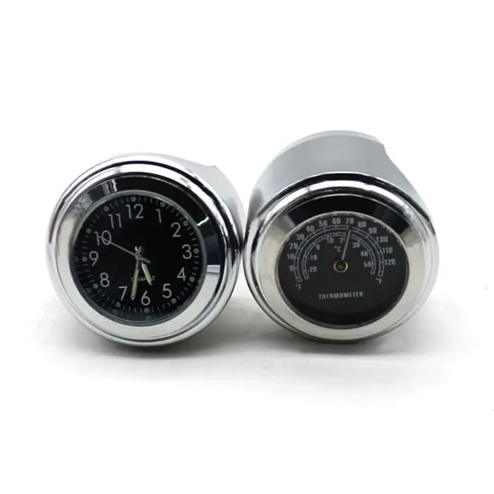 Nordson – horloge et thermomètre étanches pour montage sur guidon de moto