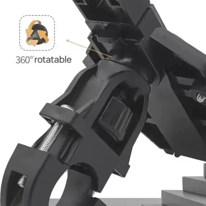 VIKEFON universel nouveau support de téléphone portable à huit griffes amélioré pour moto Scooter ATV vélo e-bike