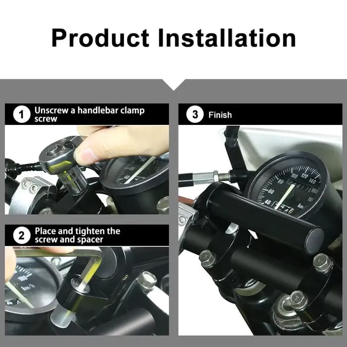 Support de montage GPS pour moto Husqvarna