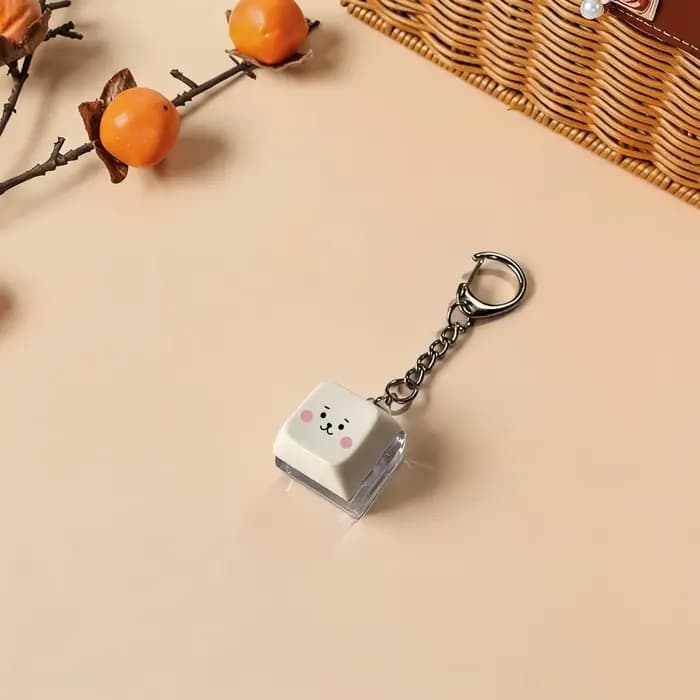 Accessoires K-POP BT21 - Capuchons de clavier, porte-clés, accessoires anti-stress pour fans, cadeaux de Noël 2026