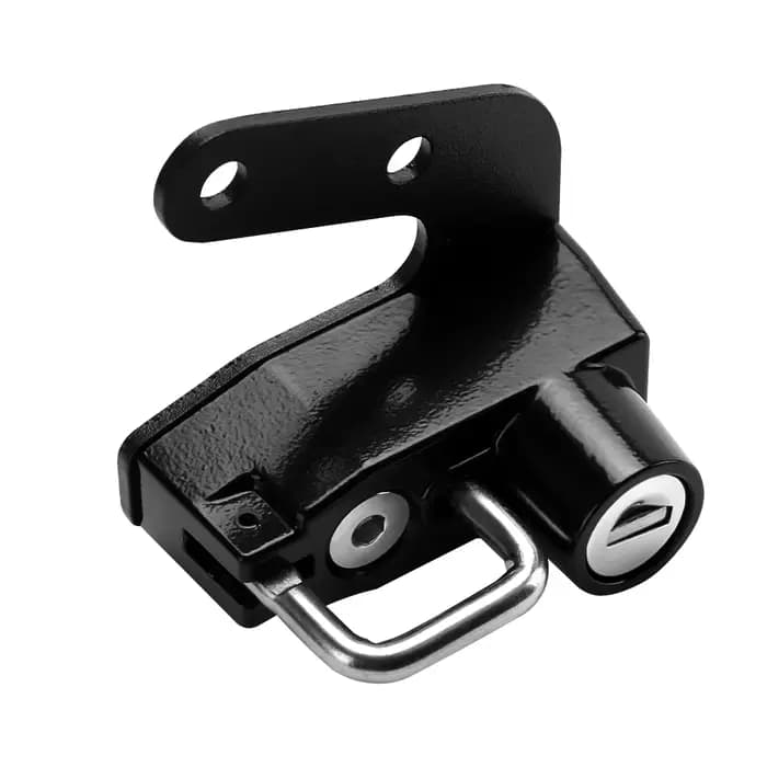 Serrure de casque noire pour moto Kawasaki Eliminator