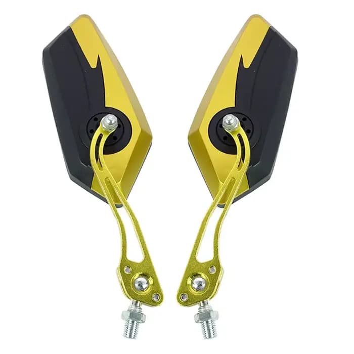 Accessoires de moto, rétroviseurs latéraux bicolores universels M8 M10
