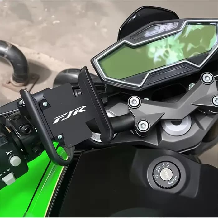 Support de téléphone de moto en alliage absorbant les chocs