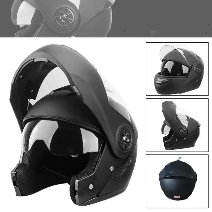 Casque de moto modulaire de sécurité approuvé DOT