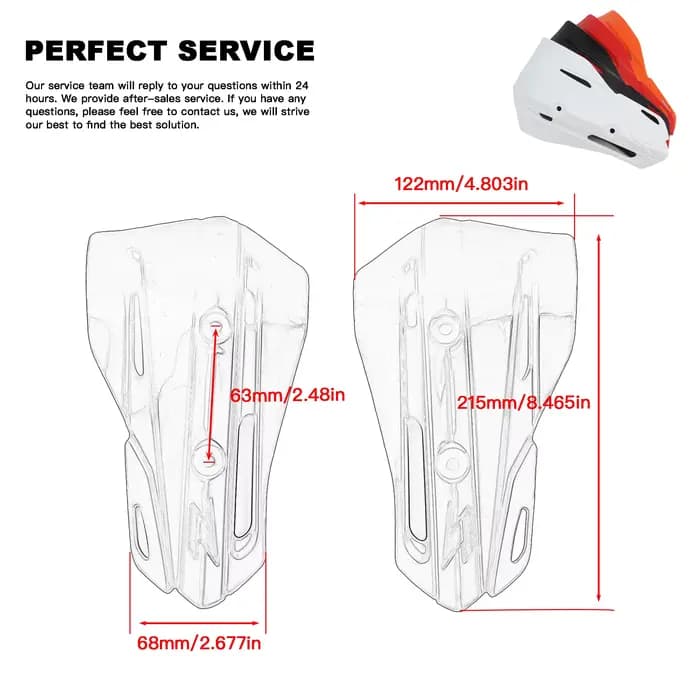 Enduro Motocross Handguard Cross Protection des mains pour KTM Kawasaki Yamaha Honda Suzuki universel Dirt Bike moto accessoires