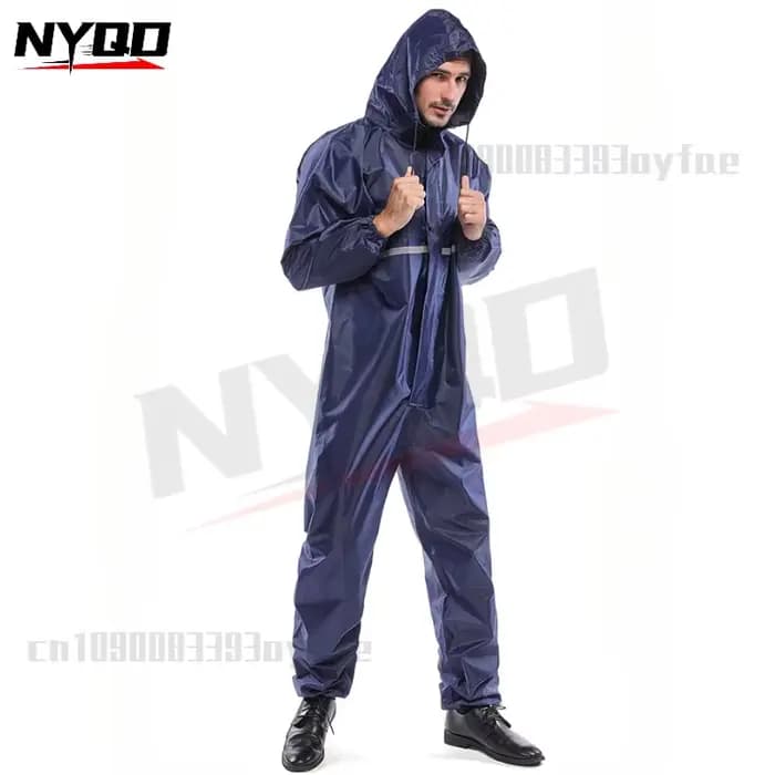Combinaison imperméable anti-pluie pour moto