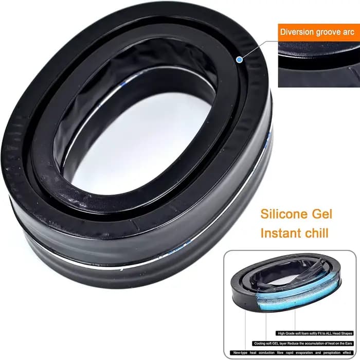 Casque tactique cache-oreilles coussin d'oreille en Gel pour 3M Peltor Sport