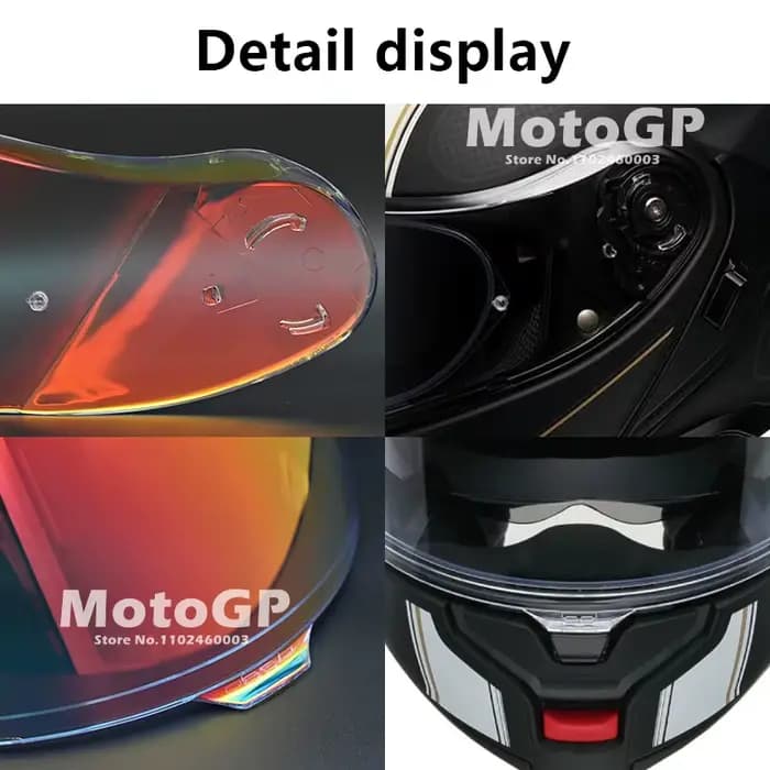 Visière de casque de Moto pour SHOEI Neotec 3 CNS-3C Anthem Grasp Satori