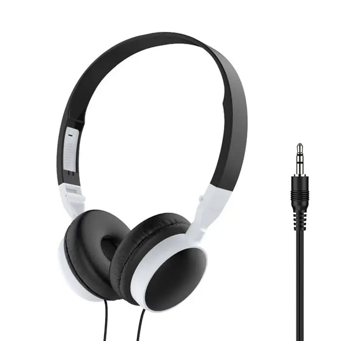 Universel 3.5mm filaire ordinateur casque pliable Portable musique jeu casque suppression de bruit sport écouteur stéréo casque
