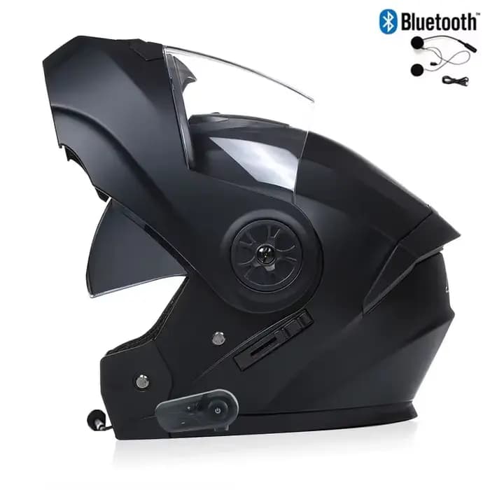 Casque intégral de Moto Bluetooth pour hommes et femmes