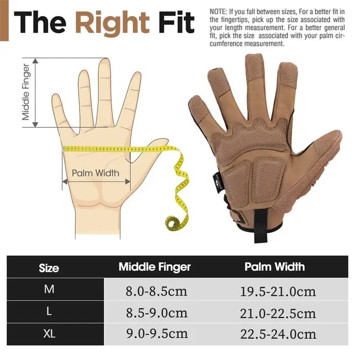 MOSSY OAK-gants militaires pour écran tactile à doigt complet pour hommes