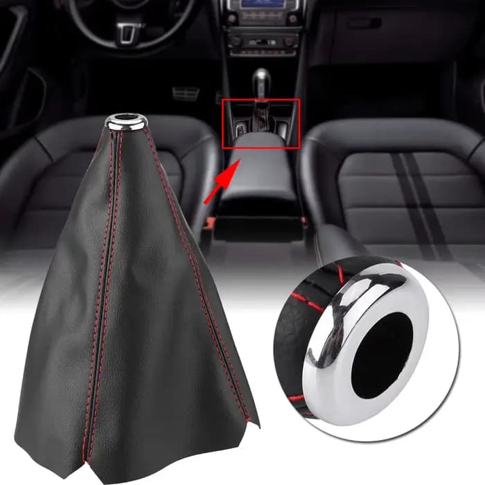 GaClaUniversal-Couvercle de pommeau de vitesse en cuir PU