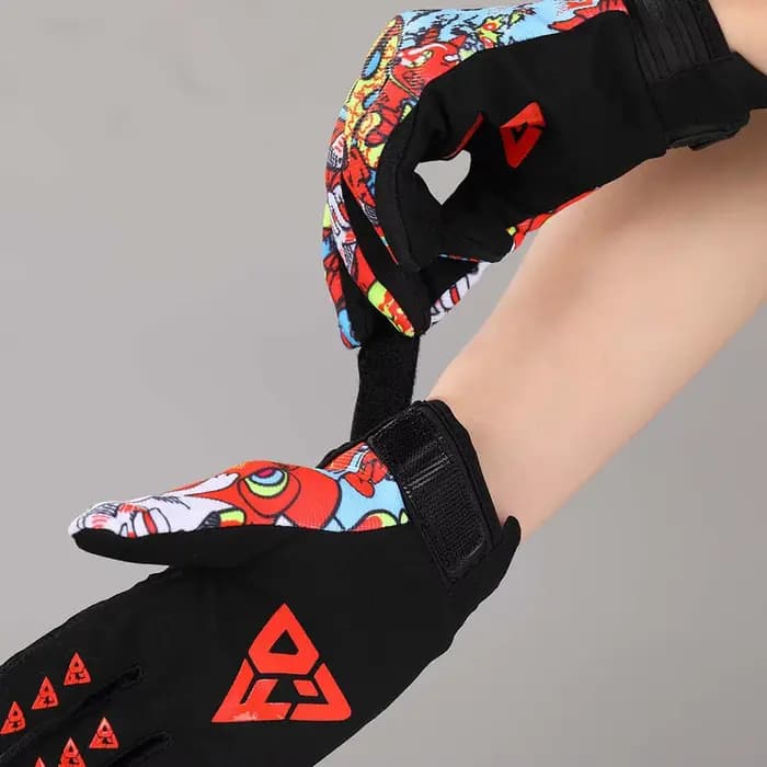Gants de moto tout-terrain anti-usure et respirants Fistplast pour la conduite