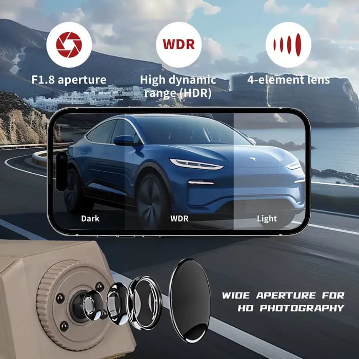 Caméra de sport tactique EverwildGear avec fonction vidéo et photo