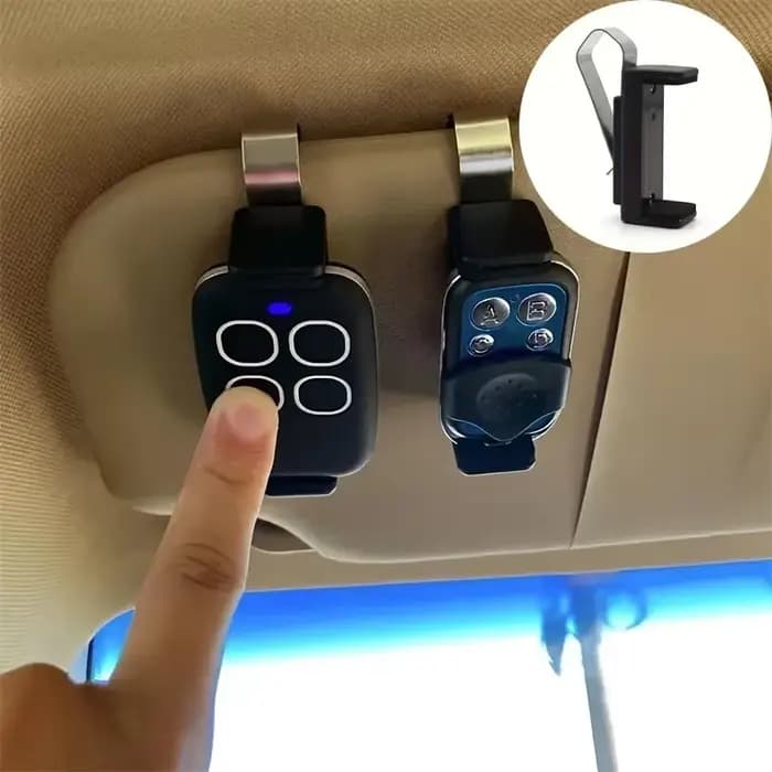 Clips de retenue de télécommande de porte de garage, porte-clés à distance, supports de voiture, support de télécommande, clip de visière