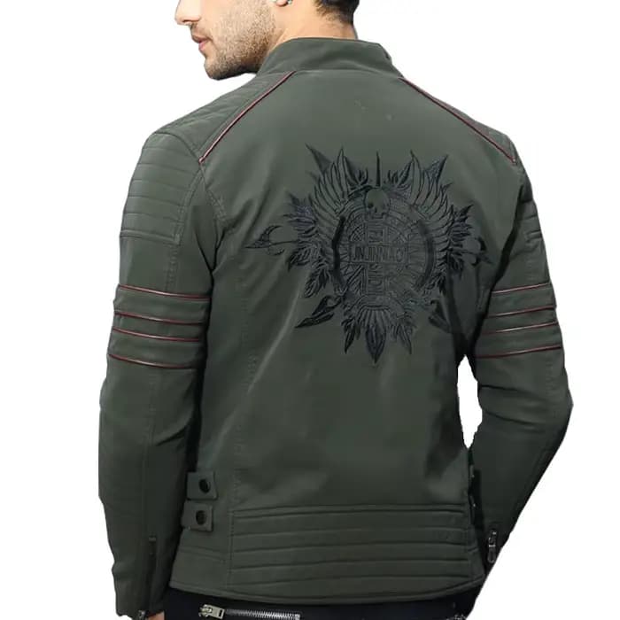 Mcikkny – veste et manteaux de motard en cuir pour hommes