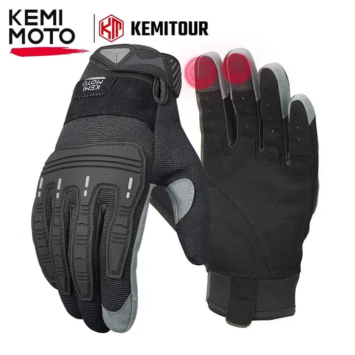 KEMIMOTO – gants de moto pour hommes