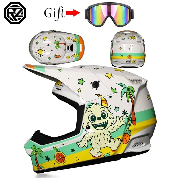 ORZ casque de moto enfants
