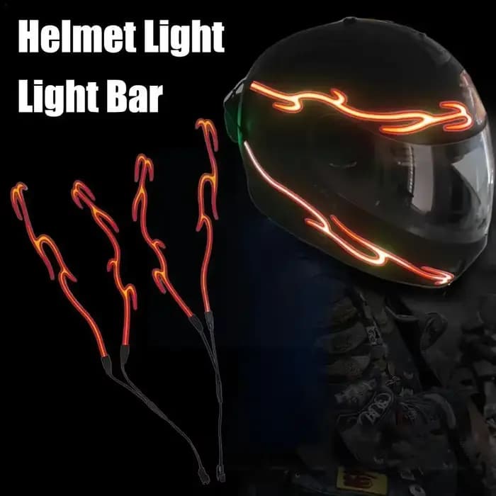 4 en 1 casque LED lumière froide Mod Kit vélo