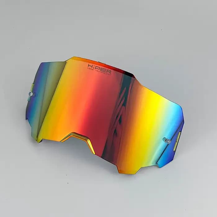 Lentille pour 100 hommes femmes lunettes de Motocross casque MX Moto Dirt Bike ATV Ski Sports de plein air verre Scooter