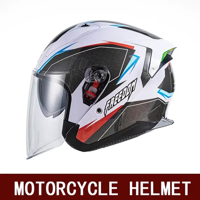 Casque de moto rétro chaud