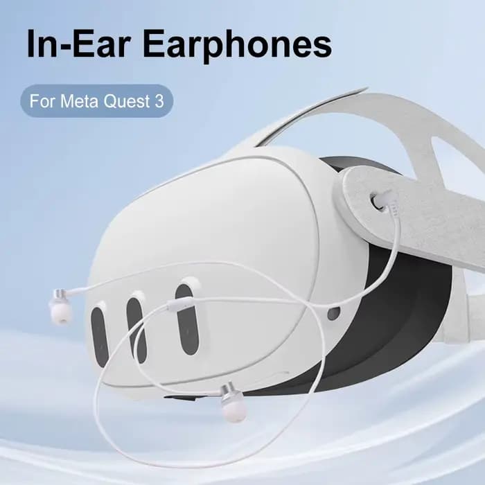 Écouteurs isolants du bruit, écouteurs VR confortables, son immersif, casque de jeu VR, AUX 3.5mm pour casque Meta Quest 3 VR