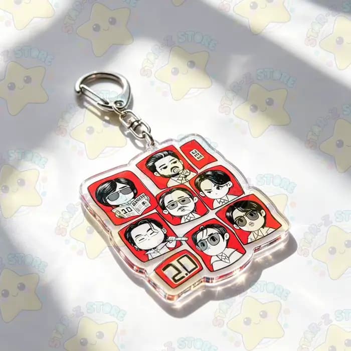 Porte-clés mignons Kpop, dessins animés Chibi, accessoires de sac, bijoux, cadeaux pour fans de manga