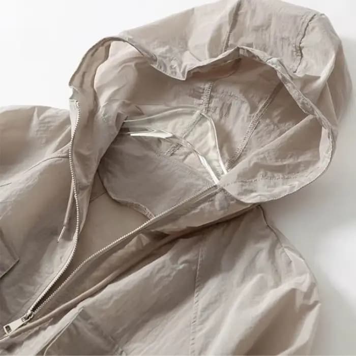Veste d'été ample à manches longues pour femmes, imperméable, séchage rapide, simplicité, vêtements fins de protection solaire, manteau Anti-femmes, Sports de plein air