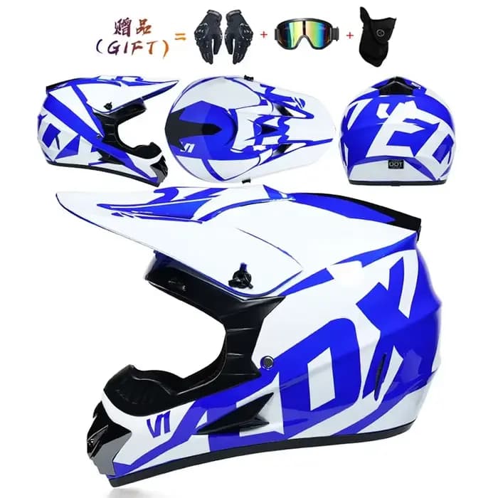 Moto enfant Casque complet enfants casques Motocross tout-terrain Casco