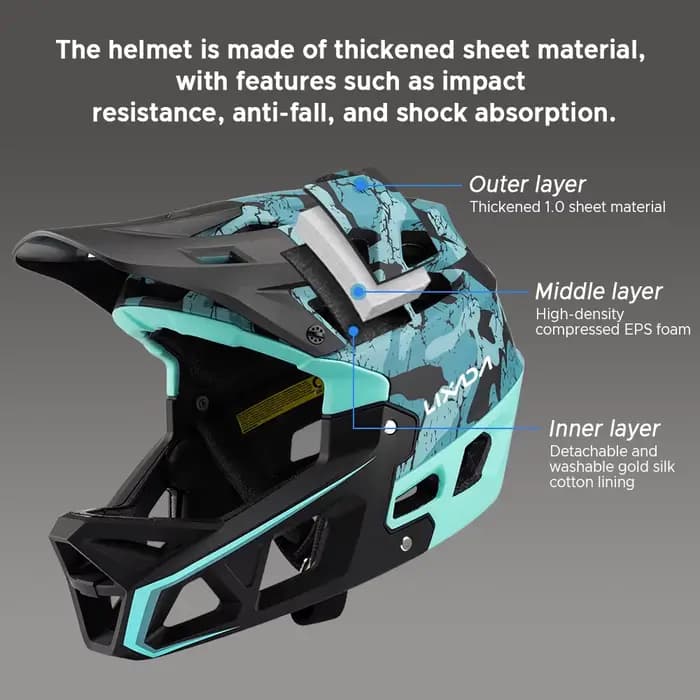 Casque de VTT intégral casque de VTT de descente de course adulte pour VTT