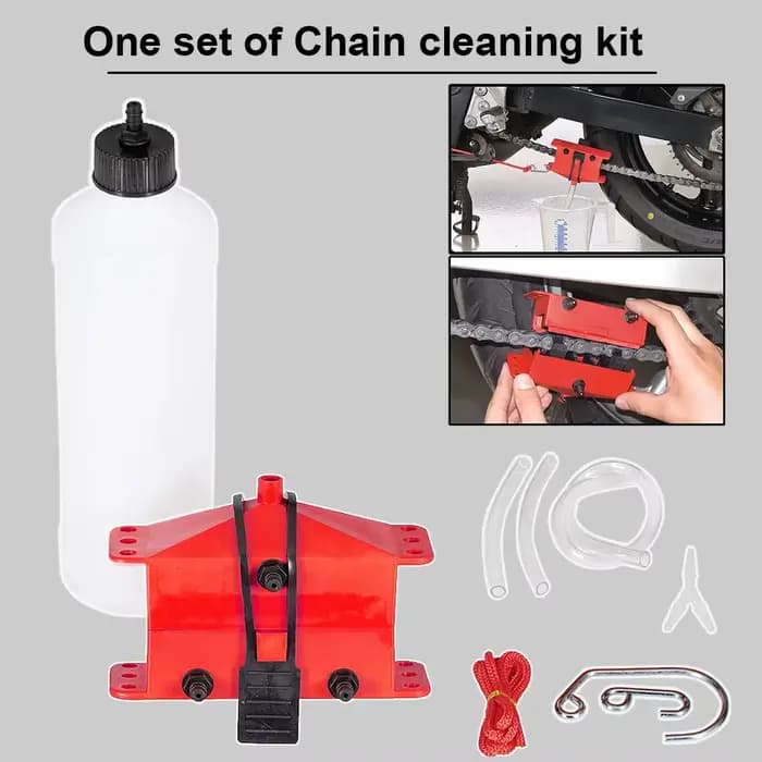 Nettoyeur de chaîne de moto