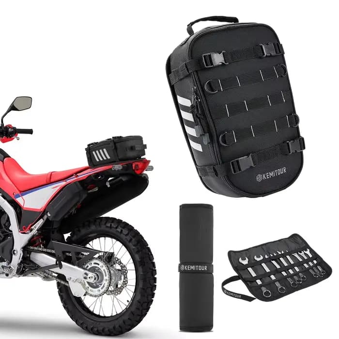 Sac arrière de garde-boue arrière de moto 6L