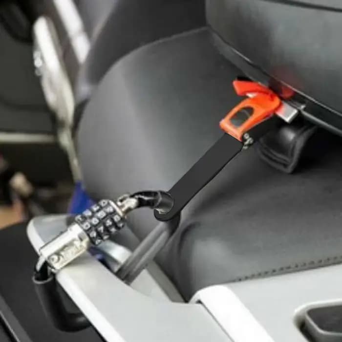 1 paire de cadenas pour casque de moto