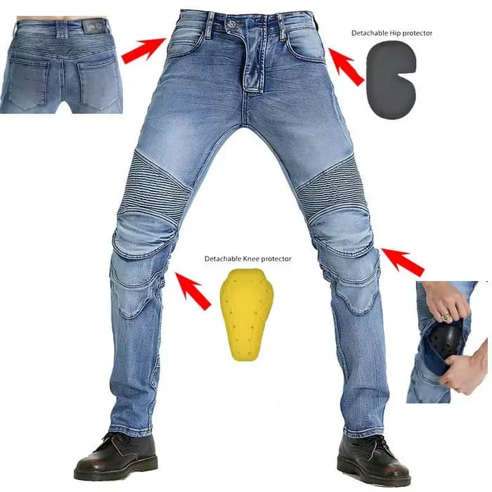 Pantalon de moto rétro pour femme