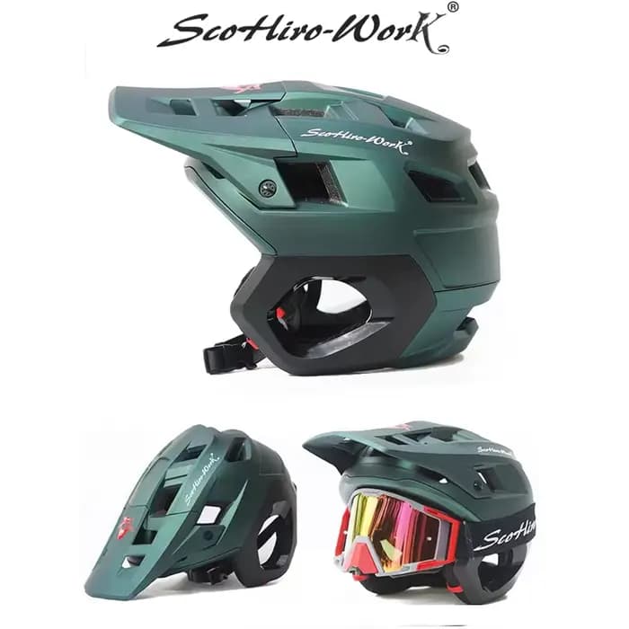 Casque de vélo de montagne demi-visage