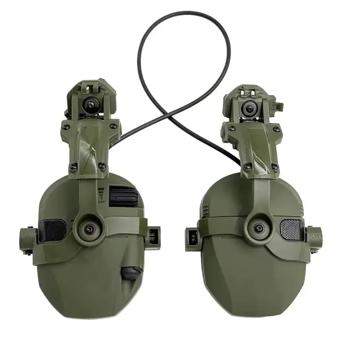 Cache-oreilles actifs montés sur casque pour le tir, protection auditive électronique, protection des oreilles, réduction du bruit, casque de chasse actif