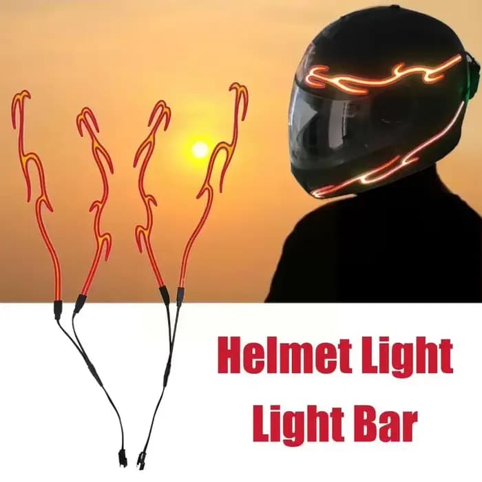 4 en 1 casque LED lumière froide Mod Kit vélo
