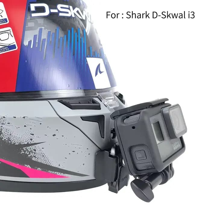 Support de mentonnière pour casque de moto personnalisé Shark D-Skwal i3 pour GoPro Hero13
