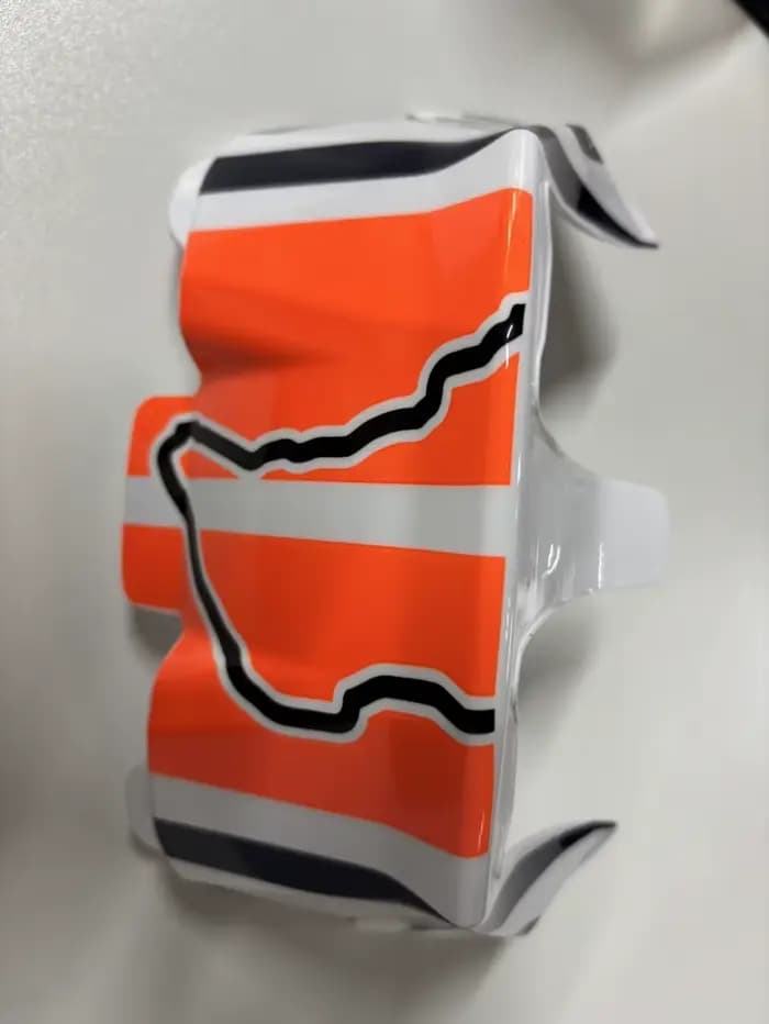 Spoiler arrière non original pour casque ARAI 2025 Manx T/T TT