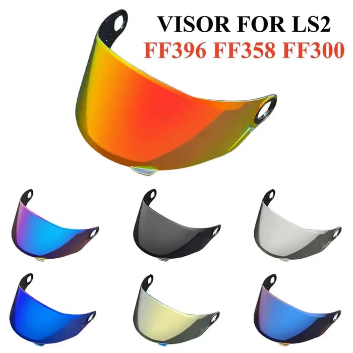 Visière de casque pour LS2 FF358 FF396 FF300 casques de moto intégraux