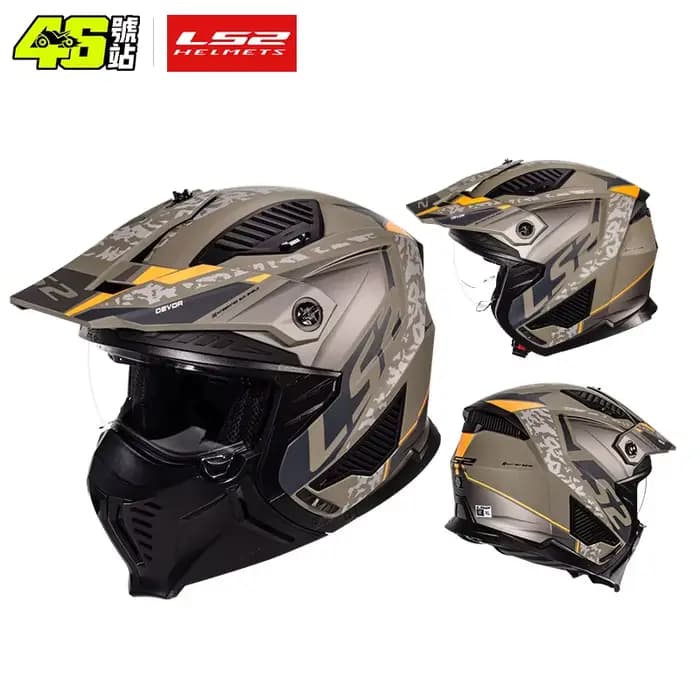 OF606 Drifter unisexe combinaison casques ouverts moto Motocross hommes femmes mode