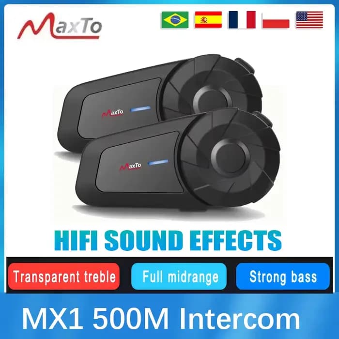 Maxto MX1 casque de moto Bluetooth