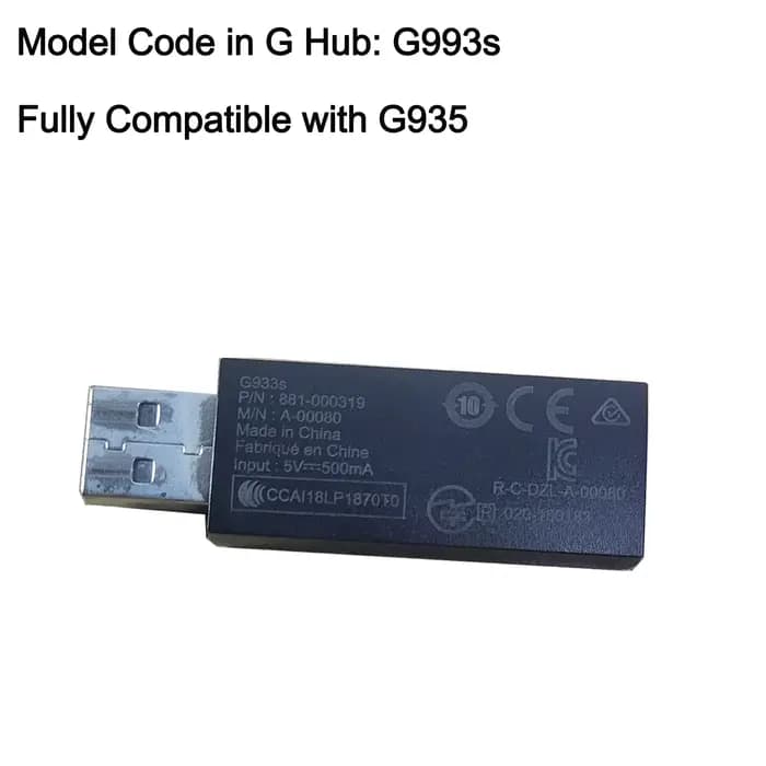 Récepteur dongle d'occasion pour casque de jeu Logitech G933 G935 G933S sans fil